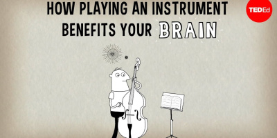 Att spela ett instrument är gymnastik för hjärnan