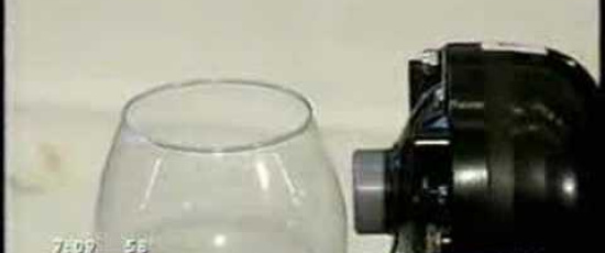 Att ha sönder vinglas med ljud