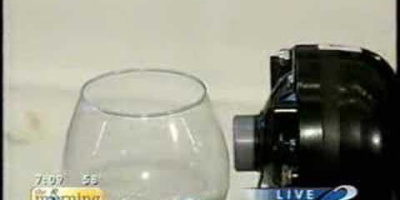 Att ha sönder vinglas med ljud