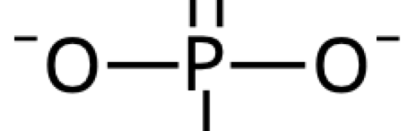 Hur kommer det sig att fosfor har fem bindningar i en fosfatjon?