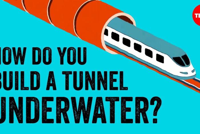 Hur bygger man en tunnel under vatten?