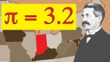 Hur π var på vippen att få värdet 3,2