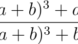 Avd. f. matematiska muntrationer del 106: Enklaste förenklingen