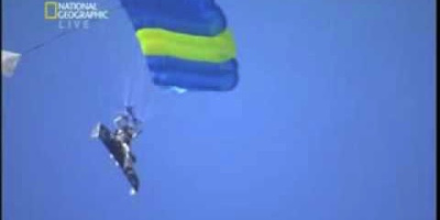 Över kanalen med en personlig jetvinge