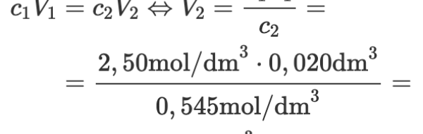 Läxförhör 2007-12-10 i Beräkning av koncentrationer