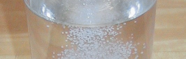 Salters löslighet i vatten