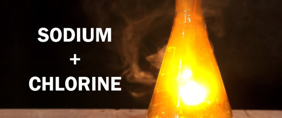 Hur man gör koksalt av natriummetall och klorgas