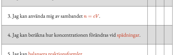 Kemisk jämvikt: Vad du behöver kunna från Kemi 1