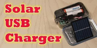 Idé nr. 22 till gymnasiearbete i Fysik/Teknik/Elek­tronik: Bygg en solcells-driven USB-laddare!