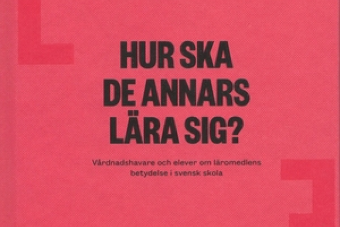 Lärare behöver bra läromedel