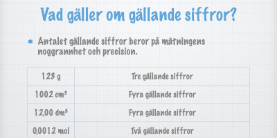 Vad gäller om gällande siffror?