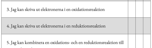Vad kan du om Oxidation och reduktion?