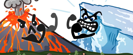Vulkaner vs. glaciärer