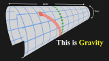Hur ger krökningen av rumtiden upphov till gravitation?