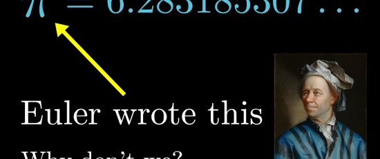 Hur π nästan blev lika med 6,283185…