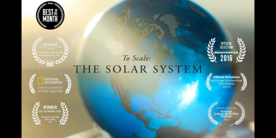 I skala: Solsystemet