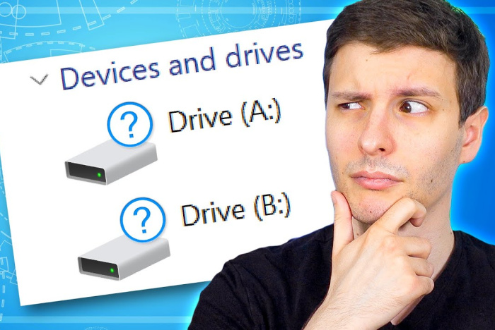 Vad hände egentligen med disk A: och B: i Windows?