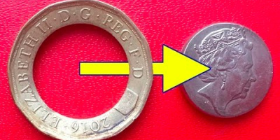 Hur man slår ut innanmätet på ett £1-mynt