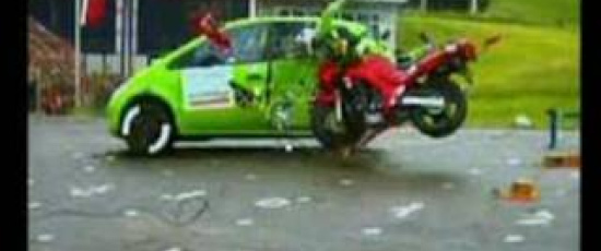 Motorcykel-krock-test