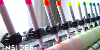 Hur gör man överstrykningspennor?