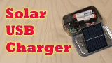 Idé nr. 22 till gymnasiearbete i Fysik/Teknik/Elek­tronik: Bygg en solcells-driven USB-laddare!
