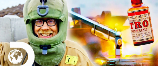 Vad händer om man tappar en flaska med nitroglycerin?