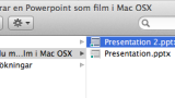 Så får du med ljudet när du sparar en Powerpoint som film i Mac OSX