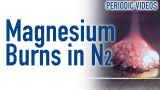 Reaktionen mellan magnesium och kvävgas
