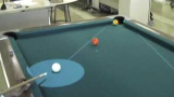 En robot som spelar biljard
