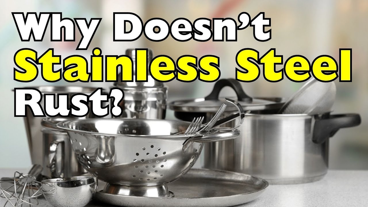 Varför rostar inte rostfritt stål?
