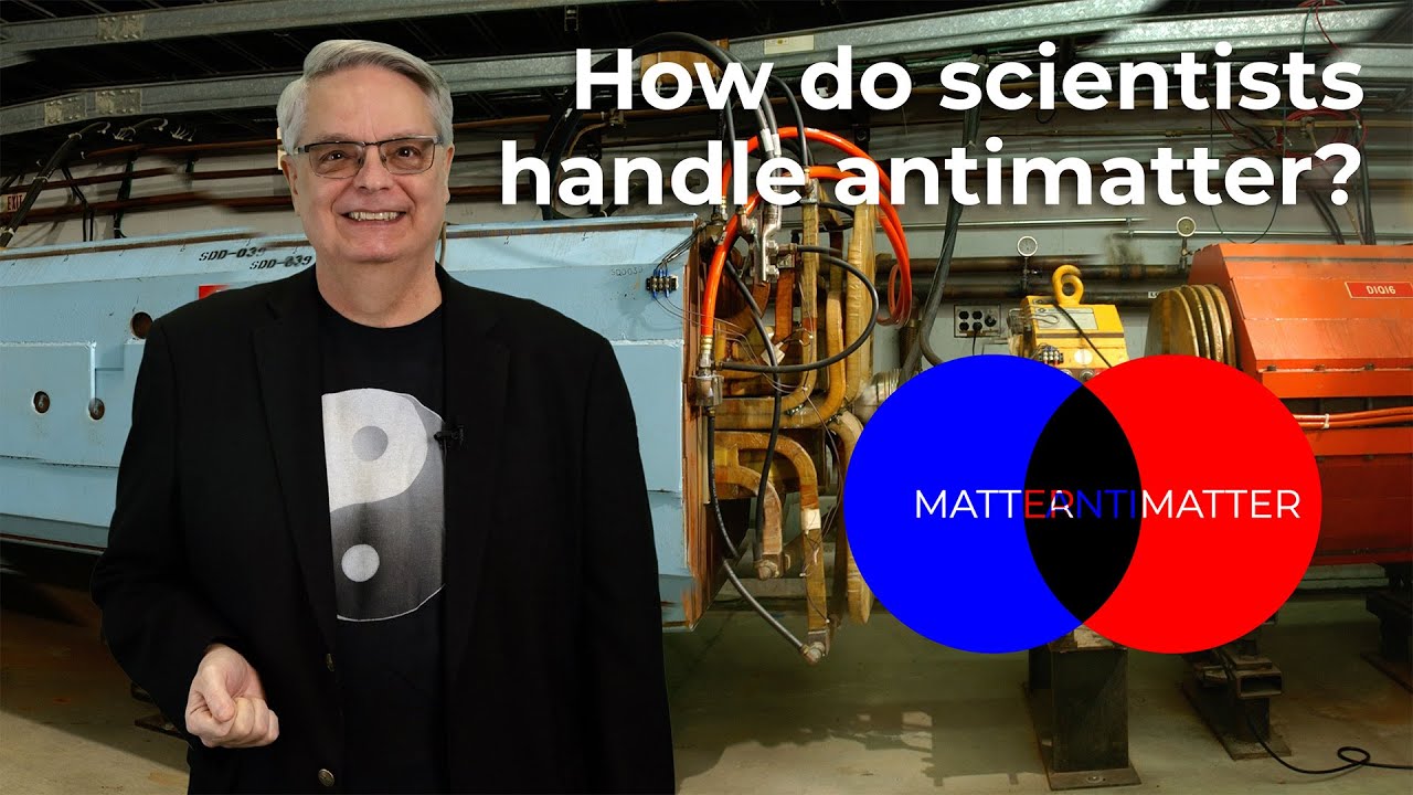 Hur hanterar forskare antimateria?