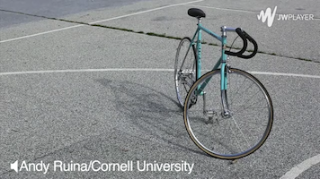 Fysiken i cykeln: Varför håller sig cykeln upprätt även utan förare?