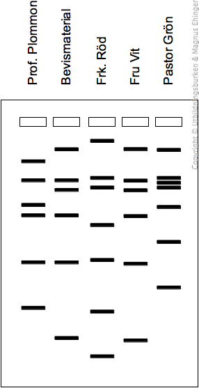 bandmonster DNA brottsutredning
