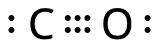 elektronformeln for kolmonoxid